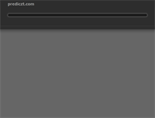 Tablet Screenshot of prediczt.com